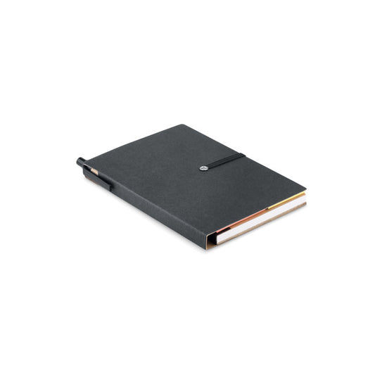 RECONOTE Gevoerd gerecycled notitieboek en pen