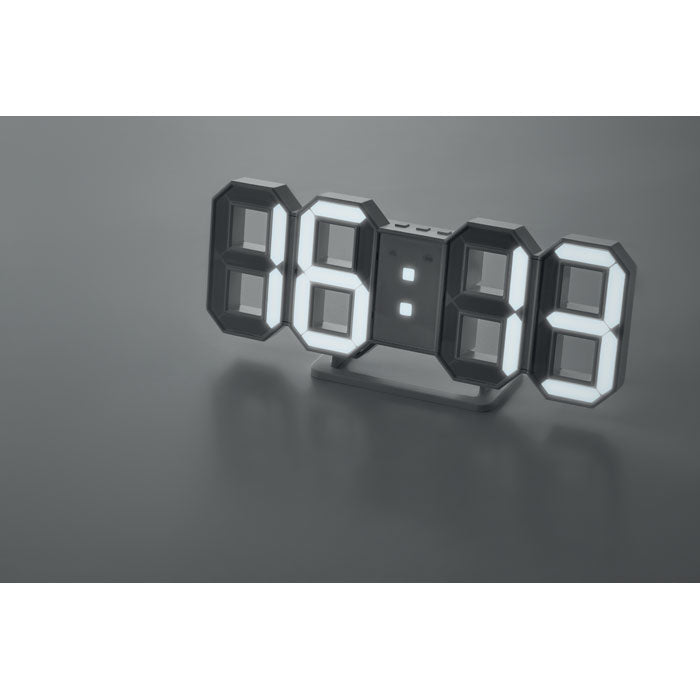 COUNTDOWN Horloge LED avec adaptateur sec