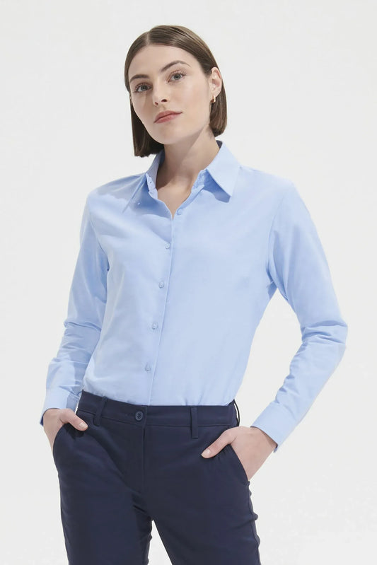 Sol's 16020 - Embassy Chemise Femme Oxford Manches Longues