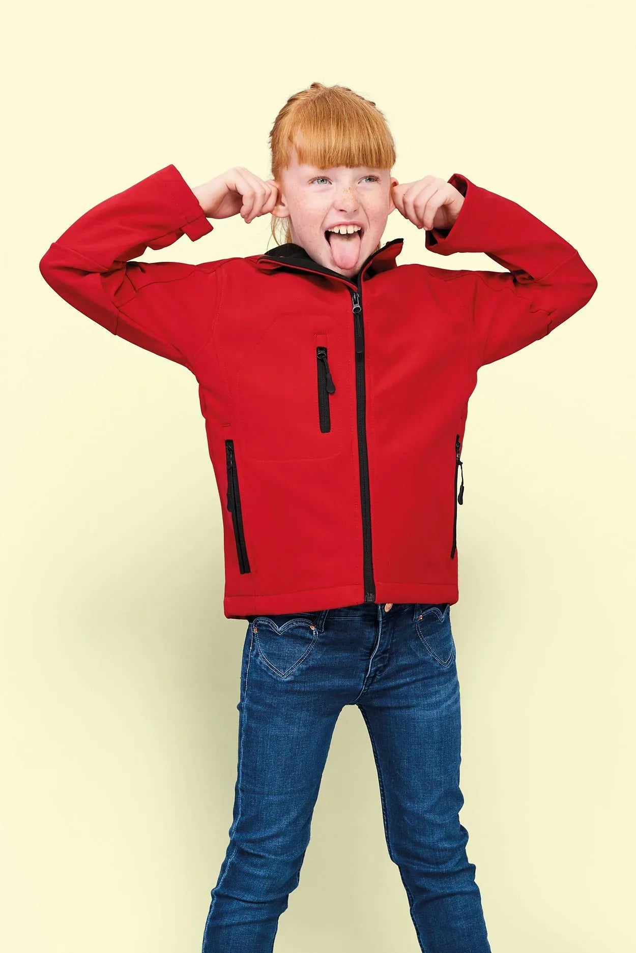 Sol's 46603 - Replay Softshell voor kinderen met capuchon