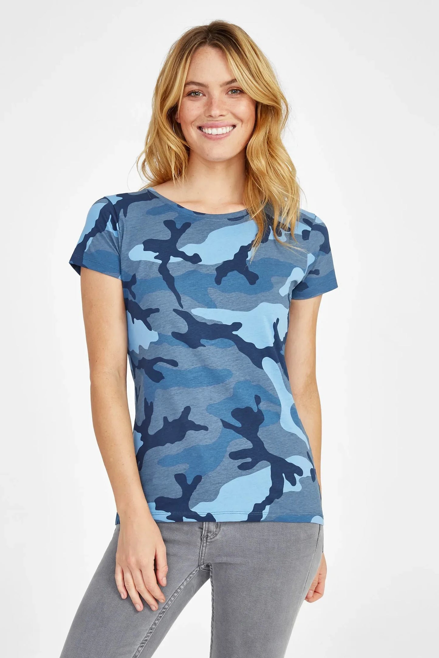 Sol's 01187 - Camo Women Damen-T-Shirt mit Rundhalsausschnitt