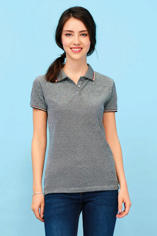 Sol's 02082 - Paname Women Polo Chiné Femme