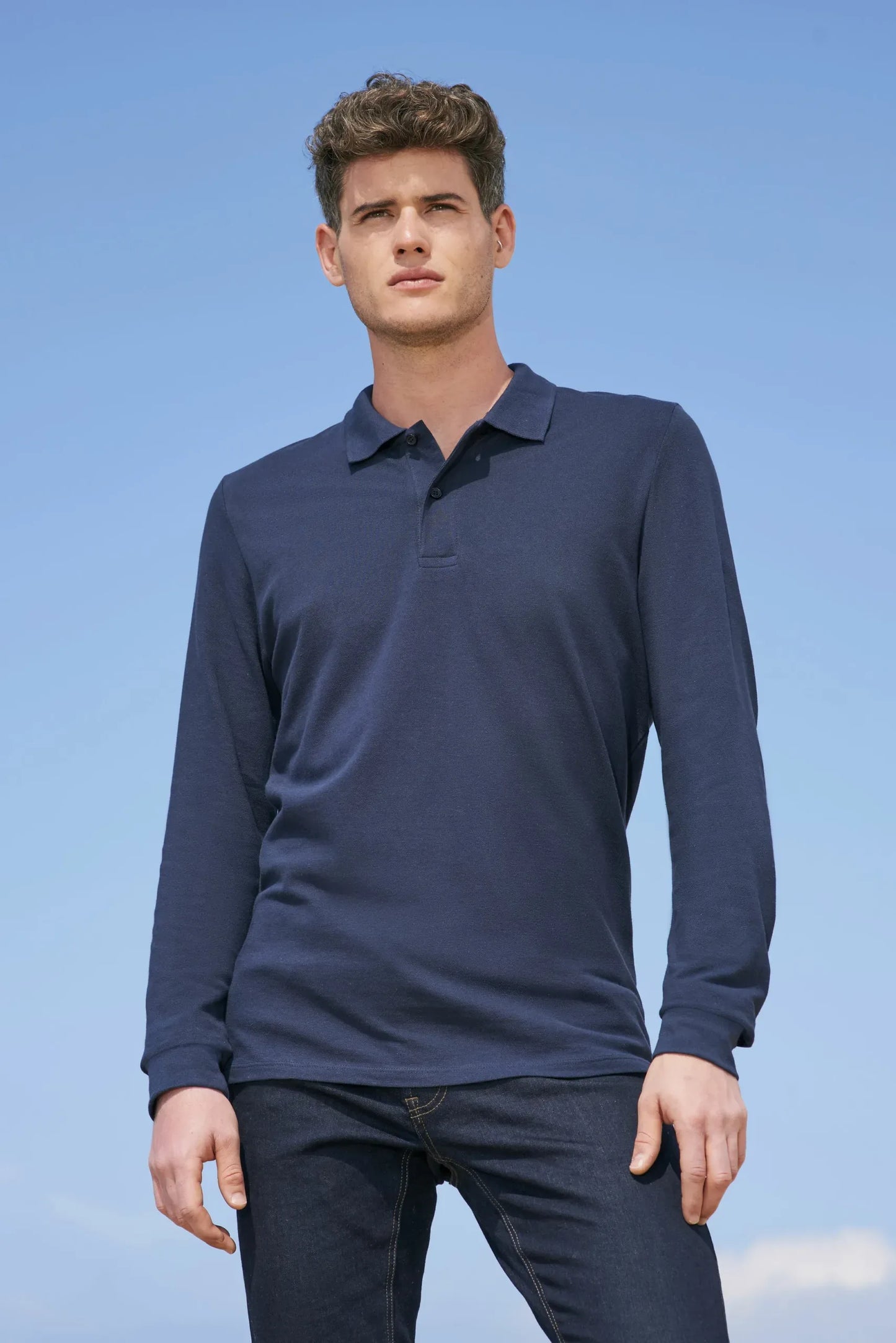 Sol's 02087 - Perfect LSL heren piqué poloshirt met lange mouwen