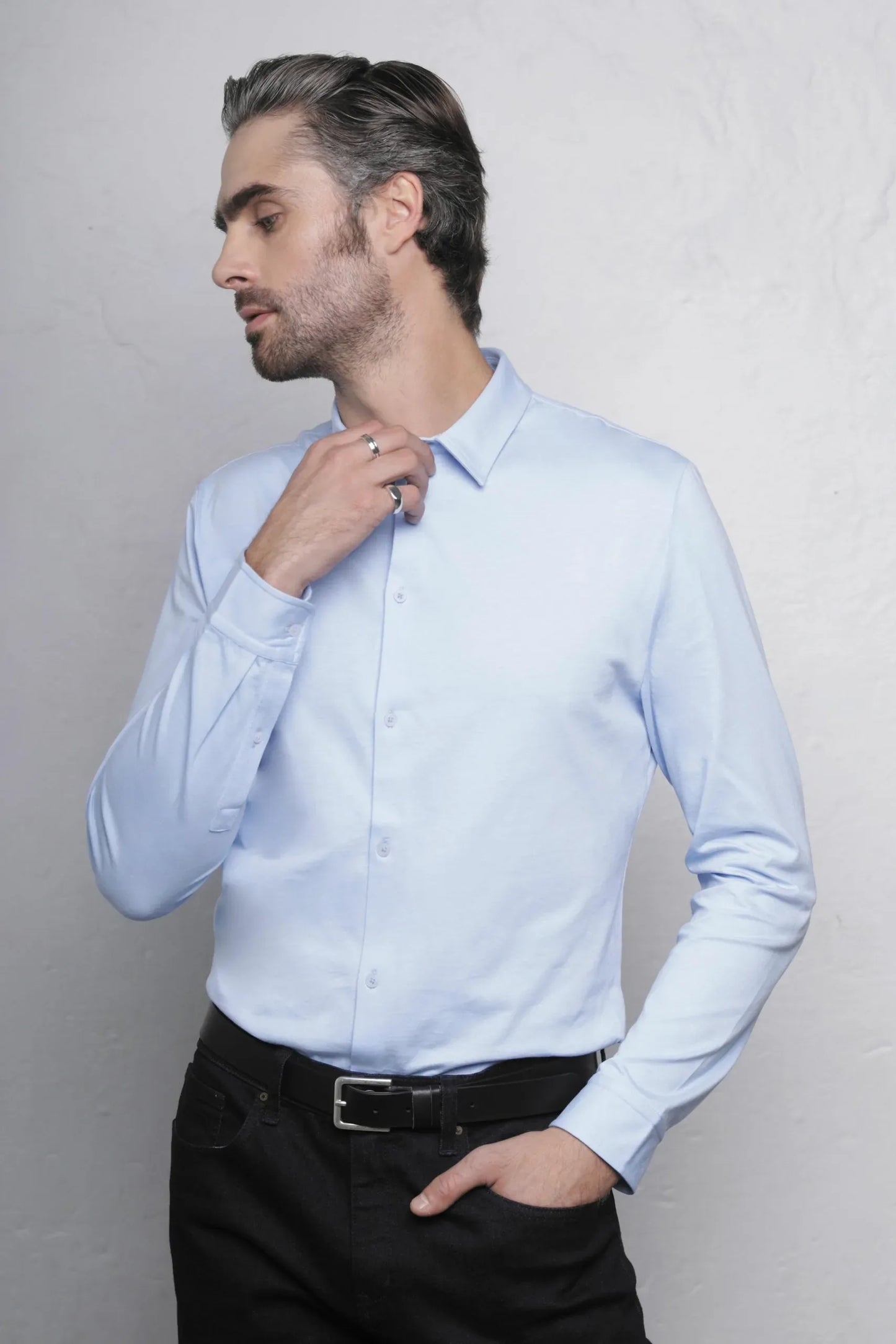 NEOBLU 03198 - Balthazar Men Chemise En Jersey Mercerisé Homme