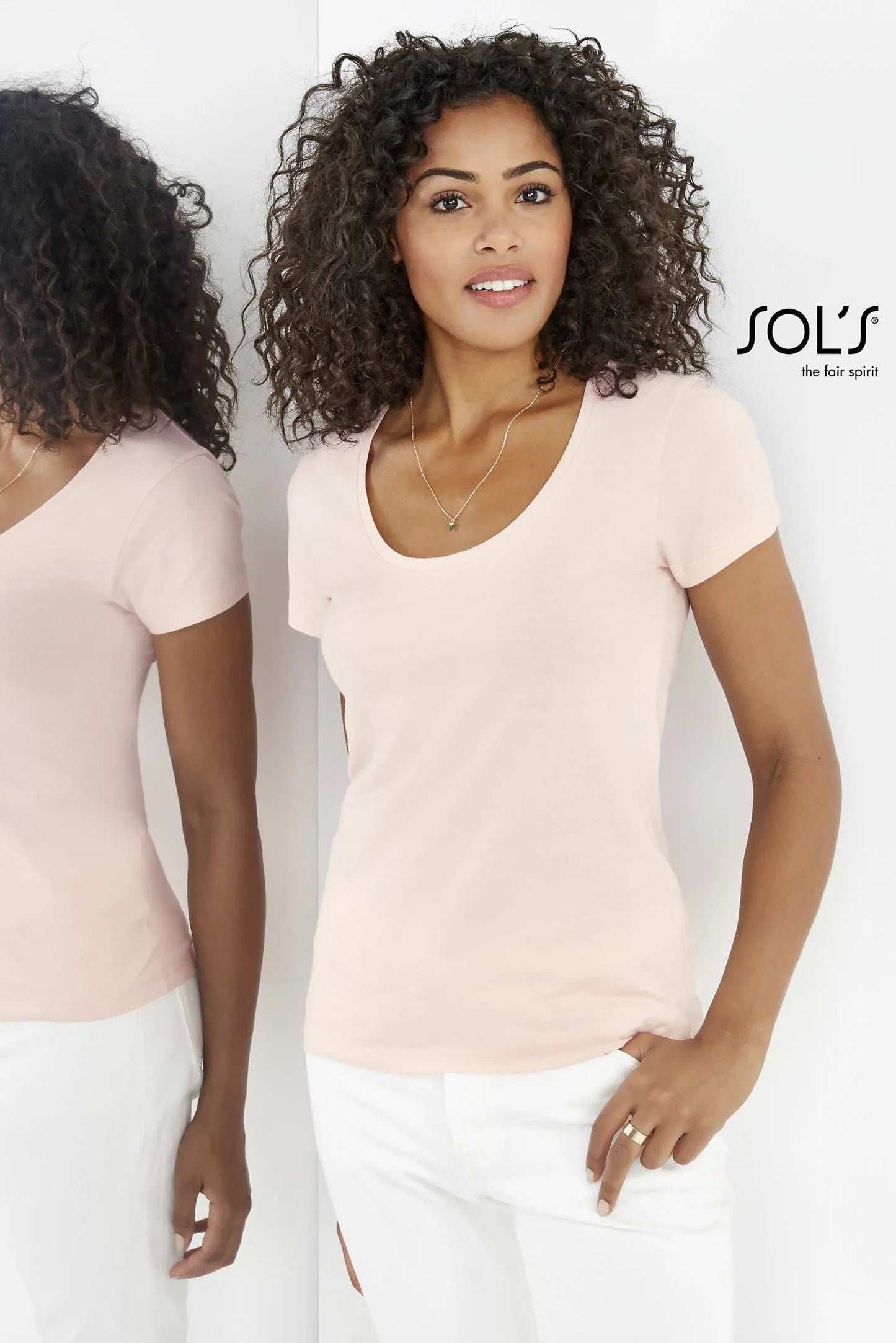 Sol's 02079 - Metropolitan Tee Shirt Femme Col Rond Décolleté