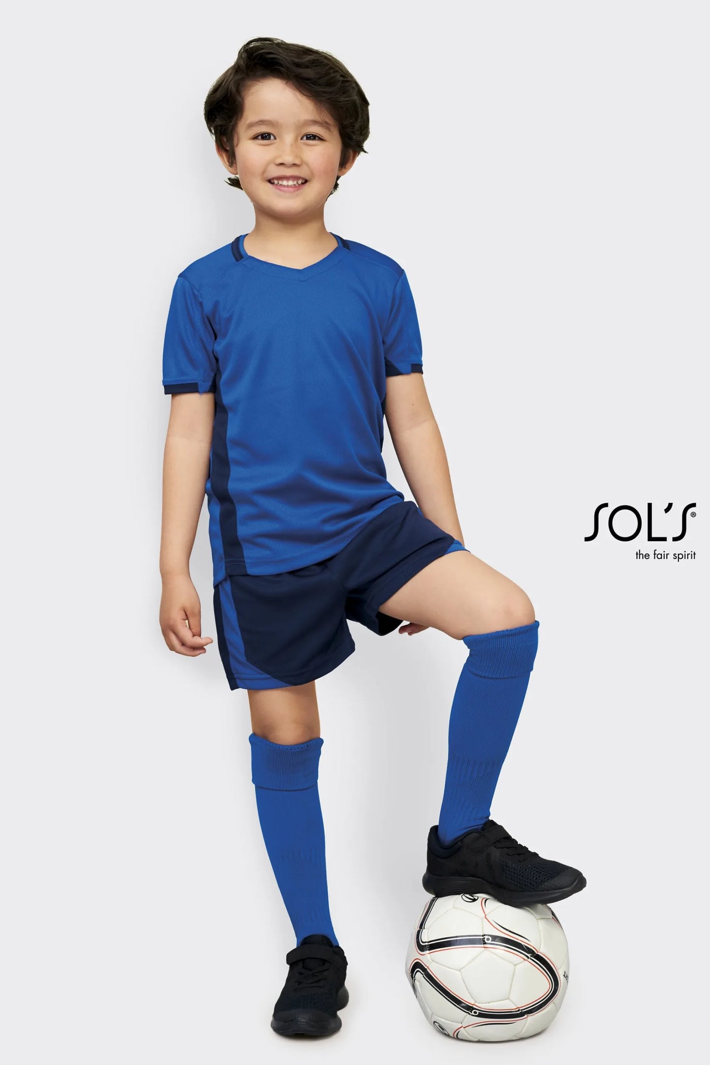 Sol's 01720 - OLIMPICO KIDS contrasterende korte broek voor kinderen