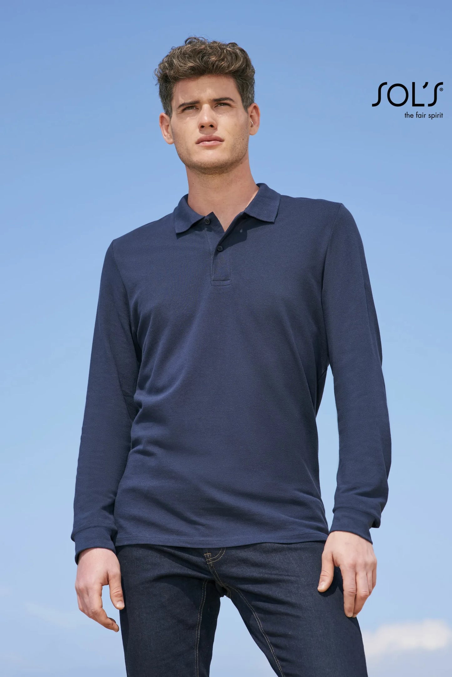 Sol's 02087 - Perfect LSL heren piqué poloshirt met lange mouwen