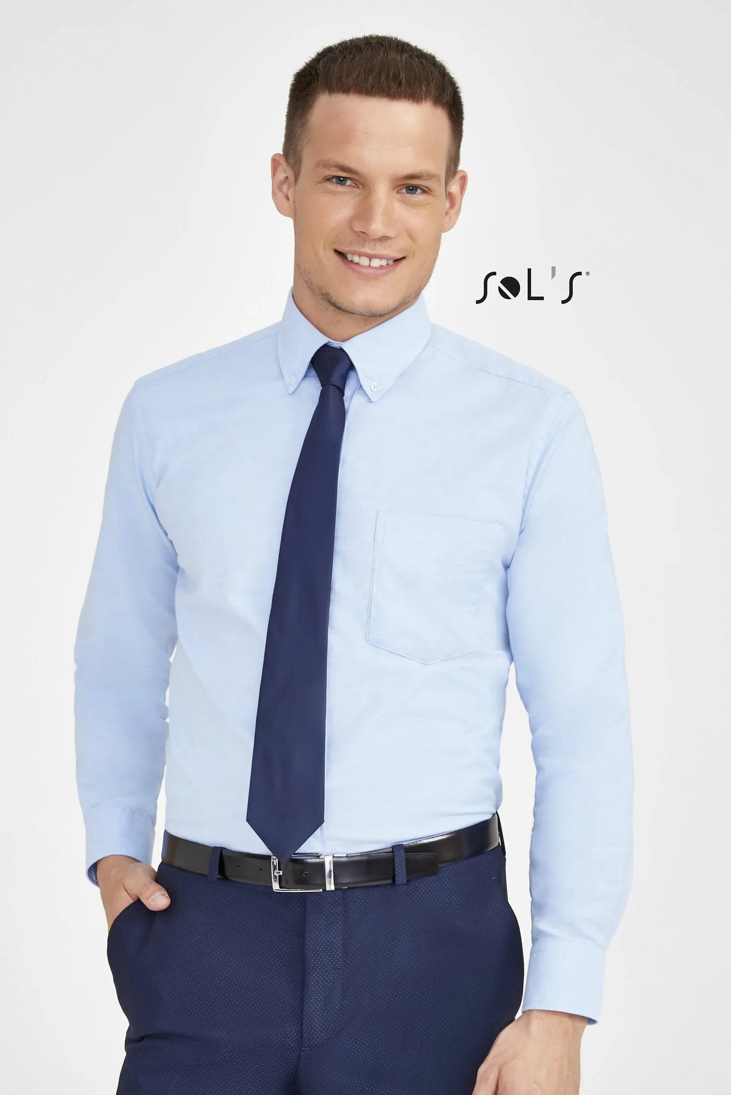 Sol's 16000 - Boston Chemise Homme Oxford Manches Longues