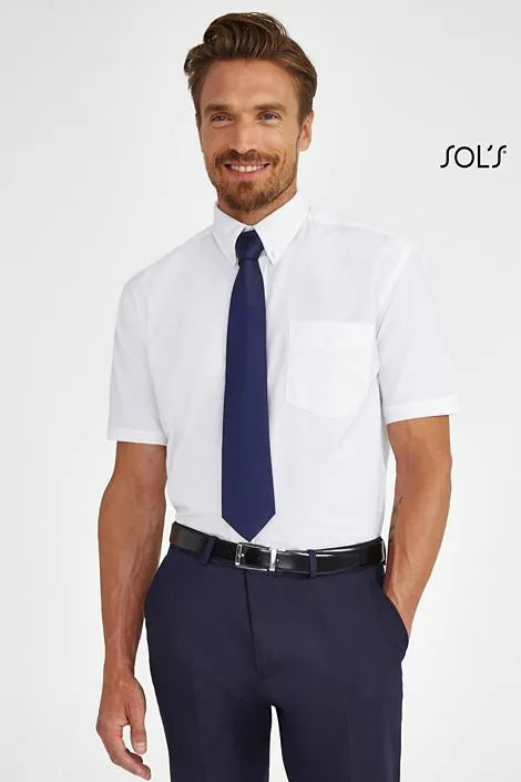 Sol's 16010 - Brisbane Chemise Homme Oxford Manches Courtes