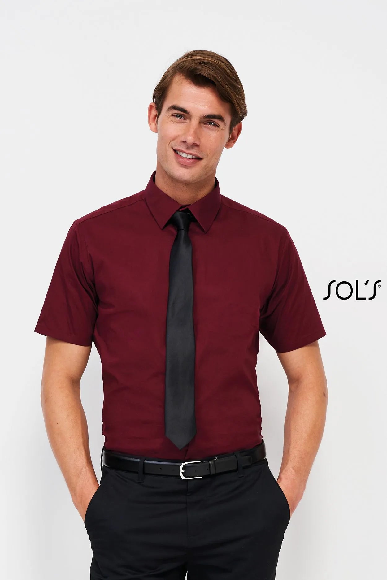 Sol's 17030 - Broadway Chemise Homme Stretch Manches Courtes