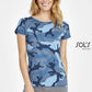 Sol's 01187 - Camo Women Damen-T-Shirt mit Rundhalsausschnitt